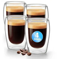 Thats Shopping Espressotasse 0,08 l Transparent 4 St.