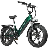 Maxtron Camel E-Bike compactbike 20 Zoll RH 42 cm Unisex grün/schwarz/khaki