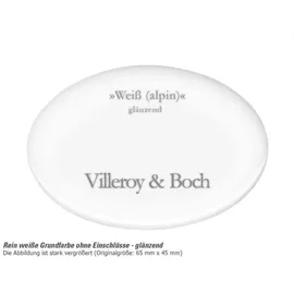 Villeroy & Boch Spülstein Doppelbecken weiß alpin + Handbetätigung