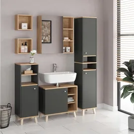 Vicco Senyo Midischrank 30 x 95 x 32 cm Anthrazit