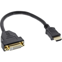 InLine HDMI [Stecker] auf DVI [Buchse] 0.2m
