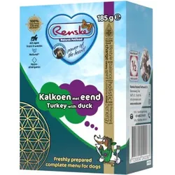 Renske Pute mit Ente Nassfutter Hund frisch zubereitet 12 x 375 g