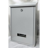 Primaster Briefkasten silber 25 x 10 x 40 cm