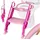 Kidiz KIDIZ® Kinder Toilettensitz Toilettentrainer mit Treppe und Griffe Faltbar Kindertoilette WC Sitz Töpfchentrainer Lerntöpfchen bequemem Kissen und breiten Stufen Toilettentreppe höhenverstellbar