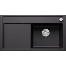 Blanco Zenar 5 S-F rechts flächenbündig silgranit schwarz Handbetätigung 903 x 498 mm