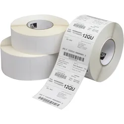 Zebra Z-Perform 1000T - Papier - permanenter Klebstoff - unbeschichtet - weiß -