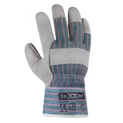 Rindkernspaltleder-Handschuhe, „TAUNUS“ Arbeitshandschuhe, Lederhandschuhe, teXXor - Größe 11 (XXL)