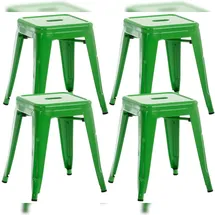 CLP Hocker Armin Metall 46 x 46 x 46 cm Grün