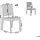 Beliani Gartenstuhl 2er Set 0 x 0 x 0 cm grau