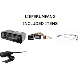 JUST SOUND best choice for caraudio Autoradio Einbaupaket JBL Celebrity 150 passend für Citroën Jumpy + RD45 | Bluetooth USB