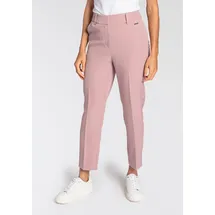 LAURA SCOTT LAURA SCOTT, Damen, Gr. 46, N-Gr, rosa, Web, Obermaterial: 90% Polyester, 10% Elasthan, figurumspielend 7/8-Länge, Hosen Anzughose, mit Bügelfalte, Topseller