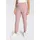 LAURA SCOTT LAURA SCOTT, Damen, Gr. 46, N-Gr, rosa, Web, Obermaterial: 90% Polyester, 10% Elasthan, figurumspielend 7/8-Länge, Hosen Anzughose, mit Bügelfalte, Topseller