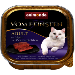 Animonda Cat Vom Feinsten Adult mit Huhn und Meeresfrüchten 100g (Rabatt für Stammkunden 3%)