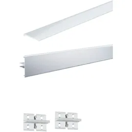 Paulmann LED-Stripe Profil Duo 1m 280,0 W grau 100 cm