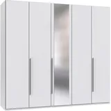 WIMEX Drehtürenschrank London 225 x 208 x 58 cm Weiß