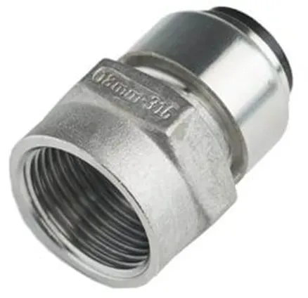 straight female connector 18 mm x 3/4