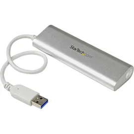 Startech StarTech.com 4 Port kompakter USB 3.0 Hub mit eingebautem Kabel