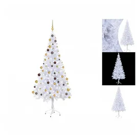 vidaXL Künstlicher Weihnachtsbaum mit LEDs & Schmuck 180 cm 620 Zweige