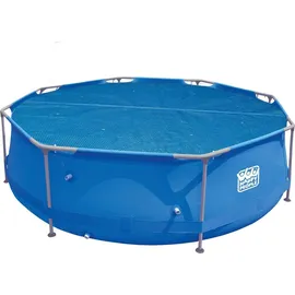 Happy People Solarabdeckplane Blau Ø300 cm