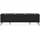 [en.casa] Nand TV-Lowboard 180 x 35 x 51 cm Schwarz Metall/Spanplatte