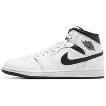 Nike Air Jordan 1 Mid White/White/Black/Black 42