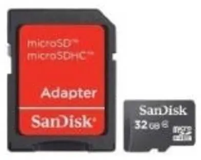 Preisvergleich Produktbild SanDisk Micro SDHC 32GB Class 4 Speicherkarte (inkl