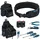 Bosch Werkzeuggürtel und Handwerkzeug-Set Professional - schwarz, ProClick System, inkl. 14-teiliges Werkzeug-Set