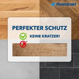 karathomeliving Bodenschutzmatte für Hartböden Polypropylen Semi-transparent