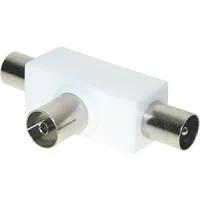 ShiverPeaks -BASIC-S--T-Verteiler, 2 x Stecker und 1x Kupplung, Antennenkabel