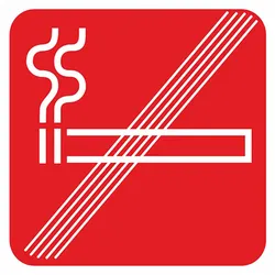 Aufkleber - Rauchen nicht gestattet