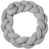 nordic coast company Bettschlange, Grau, Textil, 17x200 cm, Schlafen, Babybett-Ausstattung, Babynestchen, Bettschlange