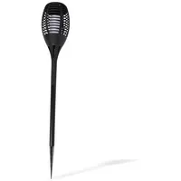 Grundig Gartenfackel Kunststoff 770 mm Solar schwarz