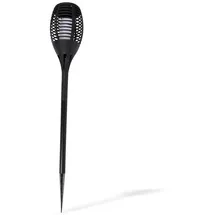Grundig Gartenfackel Kunststoff 770 mm Solar schwarz