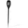Grundig Gartenfackel Kunststoff 770 mm Solar schwarz