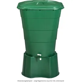 Graf Garantia Regentonne eckig 203 l grün