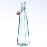 MARELIDA Glasflasche mit Bügelverschluss Recyclingglas 360ml