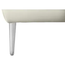 W.Schillig Couch Chenille 3-Sitzer Weiß