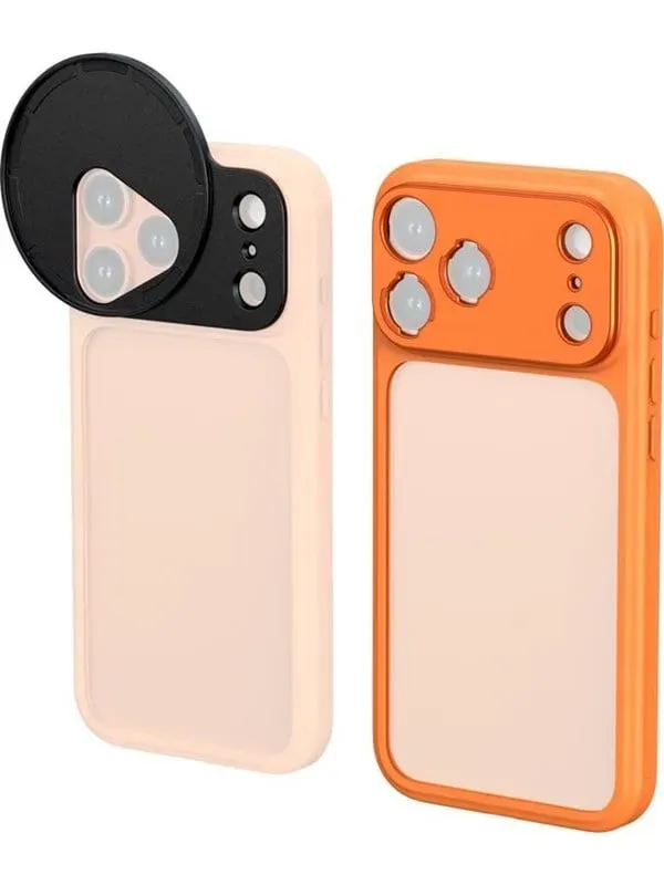 5792 FilMov Lightweight Photography Bumper Case for iPhone 17 Pro (Orange)