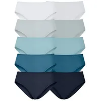 petite fleur Jazz-Pants Slips, (10er-Pack), aus elastischer Baumwolle PETITE FLEUR blau