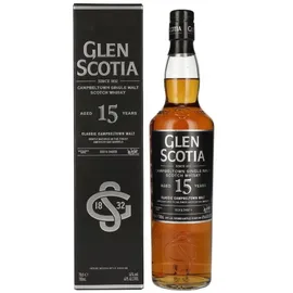 Glen Scotia 15 Years Old Single Malt 46% vol 0,7 l Geschenkbox