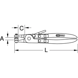KS Tools Schlauchschellenzange 1151046