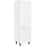 Nobilia Kühlumbauschrank Laser 60 x 58,3 x 216,6 cm Weiß