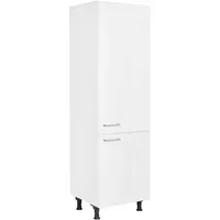 Nobilia Kühlumbauschrank Laser 60 x 58,3 x 216,6 cm Weiß