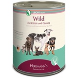 HERRMANN'S Herrmanns Dose Leicht Wild Kürbis, Quinoa und Cranberry, 6er Pack (6 x 800 g)