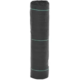 vidaXL Unkrautvlies Schwarz 0,5 x 50 m