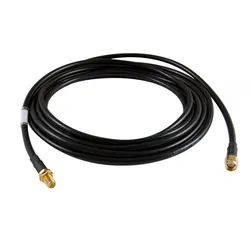 ALLNET ANT-CAB-SMAM-SMAF-200, 2 m, LMR-195, SMA(m), SMA(f), Schwarz