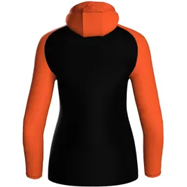 Jako Iconic Trainingsjacke mit Kapuze Damen 807 schwarz/neonorange 34