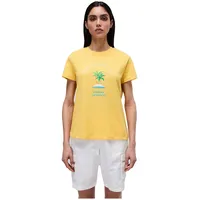 Napapijri Fete Kurzarm-t-shirt - Daffodil - M