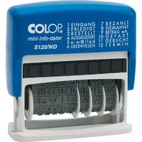 Colop Mini Dater S120/WD Stempel Blau