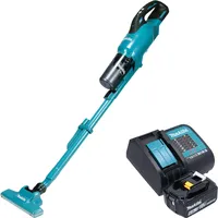 Makita DCL286FSG Akku Staubsauger Blau inkl. 1x 6,0 Ah